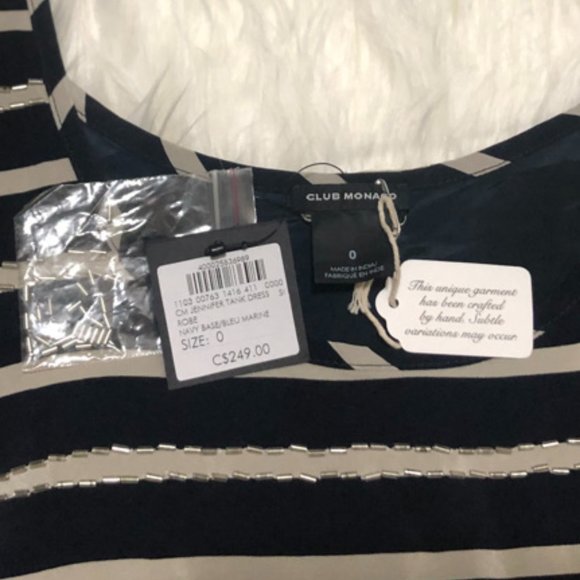 *BRAND NEW* Club Monaco Jennifer Tank Silk Robe Dress - Size 0 - Picture 6 of 8